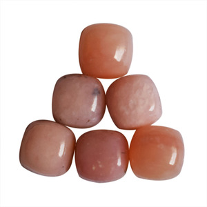 Perles de pierres précieuses en vrac, pierres pour bijoux, cabochons d'opale, pierre naturelle rose taille coussin, pour le soulagement du stress, de l'anxiété, de l'insomnie et des troubles cardiaques - Product Image 2