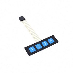 Samsung — panneau de commande à Membrane pour clavier, commutateur de clavier à Membrane, 1x4 touches, sccm étendu, Super fin - Product Image 1