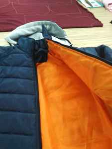 Nouvelle veste d'hiver pour homme à manches longues, réversible, col montant, matelassée, grande taille, pour garder au chaud - Product Image 5