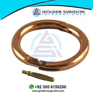 Thú Y Bull Mũi | Bull Bò Vòng Mũi Nhỏ 2.5 "Đường Kính + Vít Động Vật Brass Gia Súc Trang Trại Bán Buôn Giá Rẻ - Product Image 2