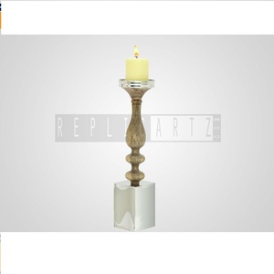 Natural Wood Handmade Metal <b>Candle</b> <b>Stick</b> Tea Light <b>Candle</b> Stand Tabletop Wooden <b>Candle</b> Holder Decorative Home Decor Wedding - Product Image 1