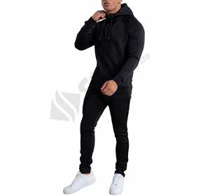 Trajes de pista personalizados para hombre, ropa deportiva de poliéster/algodón, novedad - Product Image 4