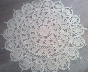 Multi Color Jute Braided <b>Round</b> Rug Home <b>Carpet</b> Floor Area Rug decorative <b>carpet</b> custom design size and color - Product Image 4