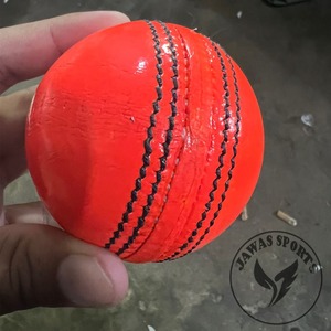 OEM Pakistan Made Export High Quality Cricket <b>Balls</b> Red White and Pink Cricket Hard Leather Match <b>Balls</b> Custom Made Logo - Product Image 4