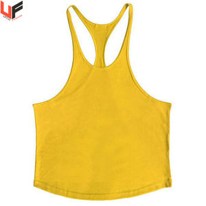 Men's Breathable Cotton <b>Top</b> <b>White</b> Workout Undershirt with Spandex Simple Custom Design DHL & FedEx Shipping Availability - Product Image 2