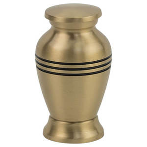 ที่มีคุณภาพสูงที่ขายดีที่สุดโบราณทองเหลืองศพโกศสำหรับเผาศพที่มีคุณภาพสูงตารางด้านบนการออกแบบใหม่โกศ - Product Image 1