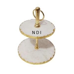 Super Quality Fruit Cake Serving Stand Dinner <b>Table</b> Top Decoration <b>Birthday</b> Serving Marble Cake Stand For Tableware Decoration - Product Image 1