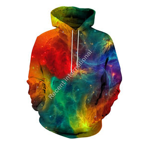 เสื้อฮู้ดทรงหลวมออกแบบเองได้ใส่สบายพร้อมเสื้อฮู้ดพิมพ์ลายแบบซับลิเมชัน - Product Image 6