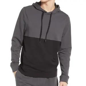 Wholesale Hoodies High Quality Mens Winter Clothing Warm Pullover Hooded Sweat Shirts Two Toned Hoodies