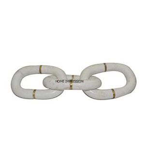 Sculpture unique en marbre coulé, design contemporain fait main, pièce décorative élégante et attrayante pour l'intérieur - Product Image 3