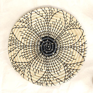 New and Modern <b>Seagrass</b> <b>Basket</b>/Plate Wall Decor Rattan Material With Art Style for Hanging Novel Design for Modern Home - Product Image 6