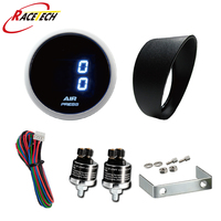 Medidor de Presión de Aire Digital Doble para Automóvil, Pantalla LCD Roja de 52 mm, Sensor de Suspensión, Certificado ISO9001-CE, Ajuste Universal