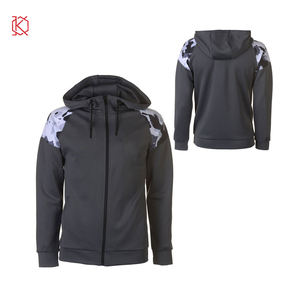 Sweats à capuche zippés personnalisés pour hommes Plus Size Boxy Fit Drop Shoulder Hoodie avec fermeture éclair épais surdimensionné. .. Sweats à capuche - Product Image 4