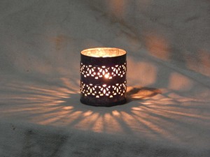 Creative Vintage Metal Cylinder Candlestick Handmade Candle Holder Lanterns for Weddings and Home Decor - Product Image 2