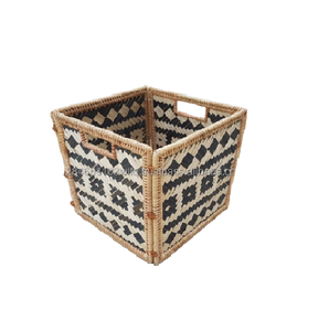 Foldable Laundry Basket With Handles - Eco Friendly Rattan Basket For Storage, Laundry OEM ODM Made In Vietnam