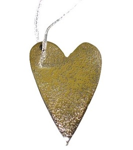 ALUMINIUM HEART DESIGN METAL CHRISTMAS DECORATION HANGING ORNAMENT HIGH QUALITY CHRISTMAS DECORATION - Product Image 1
