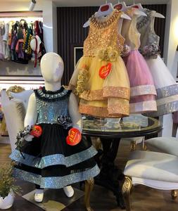 Venta caliente bebé niño niña vestido de niño vestido de diseño para fiesta América estilo chica vestido vestidos para los niños - Product Image 5