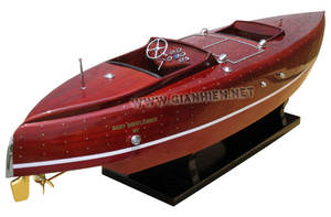 BABY BOOTLEGGER Modèle de bateau en bois artisanal de haute qualité Cadeau original - Product Image 3