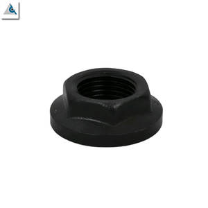 Tuerca de acero con husillo hexagonal de rosca M20 * 1,5 de grado industrial personalizado de calidad Superior Clase 10 recubierta de Zinc negro - Product Image 1