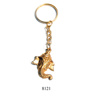 Decorative <b>Hindu</b> Religious OM Key Chain With Polish Brass Key Ring for Promotional Gift Key Holder for Wholesale - Product Image 4