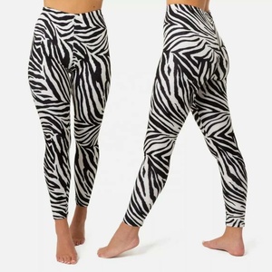 Pantalones tobilleros elásticos para mujer, mallas con estampado de Animal, longitud completa, diseño personalizado por sublimación, Fitness, pijama - Product Image 3