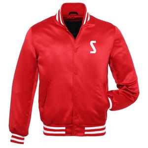 Chaqueta de bombardero de estilo universitario con diseño personalizado de satén clásico para hombre, chaqueta acolchada con capucha, proveedor de Fabricante, 202 - Product Image 3