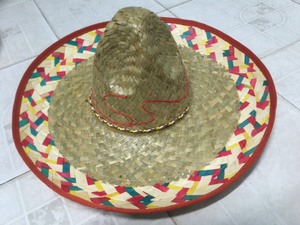Vietnam Handmade Cowboy Straw Sombrero <b>Hat</b>-Summer Beach Festival & Daily Use Unisex Adult <b>Hat</b> - Product Image 5