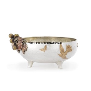 ชามใส่ถั่วสำหรับตกแต่งทำจากโลหะเคลือบทรงกลมทำจากสเตนเลสสตีล - Product Image 6