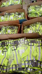 Hi-viz Gilet De Sécurité, Type De Harnais De Sécurité Hi-viz Gilet, CE ANSI Type De Harnais De Sécurité Hi-viz Gilet - Product Image 4