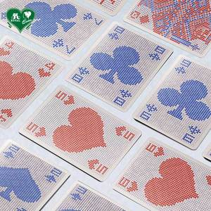 For Green Diamond Mosaic Transparent Plastic Playing <b>Cards</b> Glossy Finish Unique Coating 58x88mm 54 <b>Cards</b> for Poker Players - Product Image 5