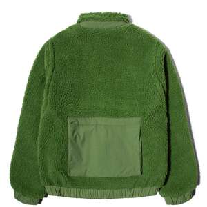 Custom Winter Windbreaker Sherpa <b>Trucker</b> <b>Jacket</b> for <b>Men</b> Zipper Pocket Hoodies Outdoor Fleece with Hood <b>Mens</b> - Product Image 3