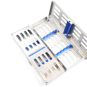 Kit de Instrumentos Dentales para Rellenos de Composite (6 Piezas, Recubrimiento de Plasma Azul) Herramientas Restauradoras en Caja de Acero Inoxidable - Product Image 6