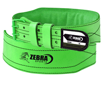 Ceinture de musculation réglable en cuir de vache véritable pour hommes et femmes, soutien pour la musculation, entraînement physique, durable, ZEBRA