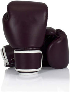 ถุงมือชกมวยสำหรับฝึกซ้อมศิลปะการต่อสู้ทำจากหนังปากีสถานโลโก้ได้ตามต้องการ - Product Image 4