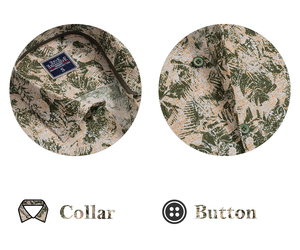 เสื้อเชิ้ตบุรุษสีเบจฮาวาย - Product Image 4