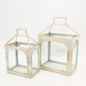 Set of <b>Three</b> Black Metal Lantern for Home Decoration with Factory Price - Product Image 2