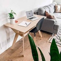 Bureau d'ordinateur Wintop au design minimaliste moderne pour la maison et le bureau, en contreplaqué de 18 mm d'épaisseur, peinture en poudre, couleurs personnalisables, sans vis