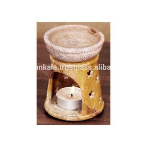 Exclusive Pure Soapstone Decorative Hand Carving Star Design Customize Aroma <b>Oil</b> <b>Diffuser</b> For Home Use - Product Image 1