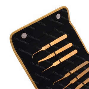 Funda dorada de cuero PU para 6 pinzas, protección de las pinzas con herramientas de PH - Product Image 3