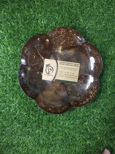 Plato de cáscara de coco, plato artesanal de madera tallada ecológica, plato de fruta Natural inspirado en plato artesanal de cáscara de coco, diseño único - Product Image 5