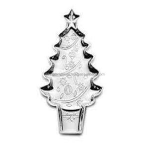 ถาดโลหะเคลือบเงาสีเขียวถาดทรงต้นไม้สำหรับตกแต่งคริสต์มาส - Product Image 3