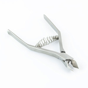 Cortaúñas con mango de resorte, estilo ruso, pinzas para cutículas profesionales Extra afiladas, nuevo estilo de mango, cortaúñas sostenible sin óxido - Product Image 1