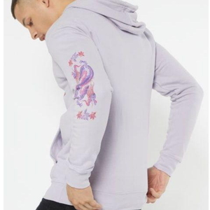 Pull en tissu éponge de coton de haute qualité Garment Dye Stone Wash Sweat à capuche pour homme - Product Image 5