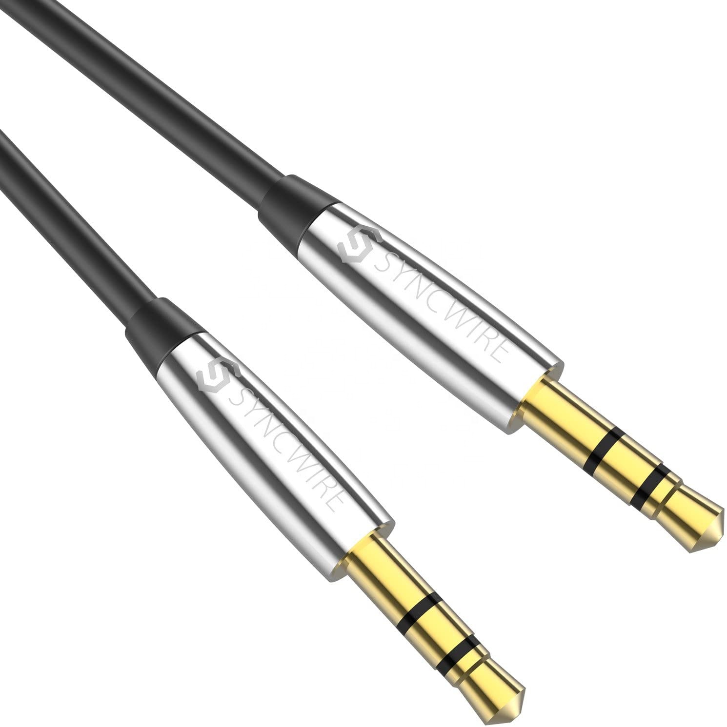 Кабель Aux Syncwire 3,5 мм, шнур AUX 1 м/3,3 фута, черный