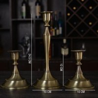 Support de bougie vintage en laiton doré, fait main, entièrement gravé, avec une décoration élégante pour la maison, objet de collection, finition personnalisée, BRASSWORLD INDIA