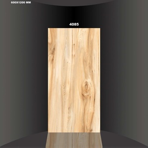 Vente en gros de carreaux de céramique porcelaine finition bois émaillé classique moderne 600x1200mm salle de bain utilisation extérieure isolation thermique 5mm - Product Image 2