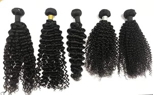 Extensions de cheveux humains vierges Remy crépus bouclés bruts du Vietnam perruque naturelle avec double trame toutes les couleurs convenables - Product Image 5