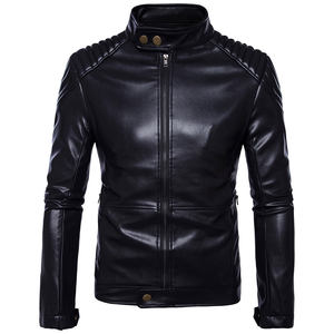 Biker Motorcycle Leather <b>Jacket</b> <b>Lightweight</b> Windproof Plus Size Breathable Comfortable Protection Customize Safety - Product Image 1