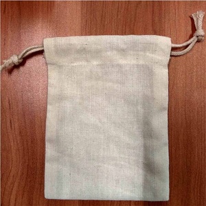 Bolsas con cordón de algodón 100%, bolsas de regalo, bolsas para recoger monedas, cierre pequeño, sostenible, reutilizable, moderno y suave con estilo - Product Image 2