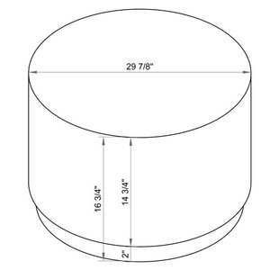 Table basse de luxe en nacre de Vietnam, incrustation de coquillages Capiz, table ronde de couleur or pour le salon, meubles de maison - Product Image 5